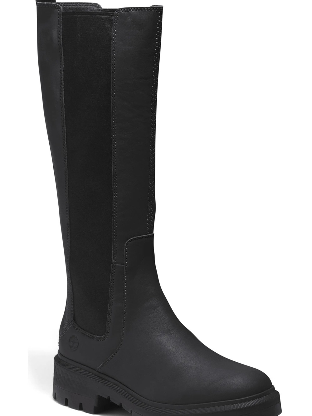 Women's Black Timberland Cortina Valley Tall Pull-On Riding Boots— size 7